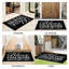  Tapis d'entrée antidérapant pour l'extérieur, 16 po x 24 po, maison bénie rétro-467009928-467009975