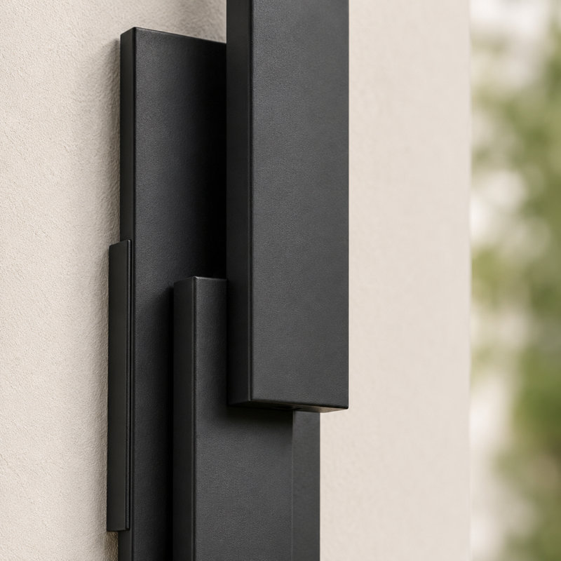 Applique murale d'extérieur 40 po H 3CCT, Noir mat, 40" H x 5.5" W x 3.5" D, 3000K/4000K/5000K