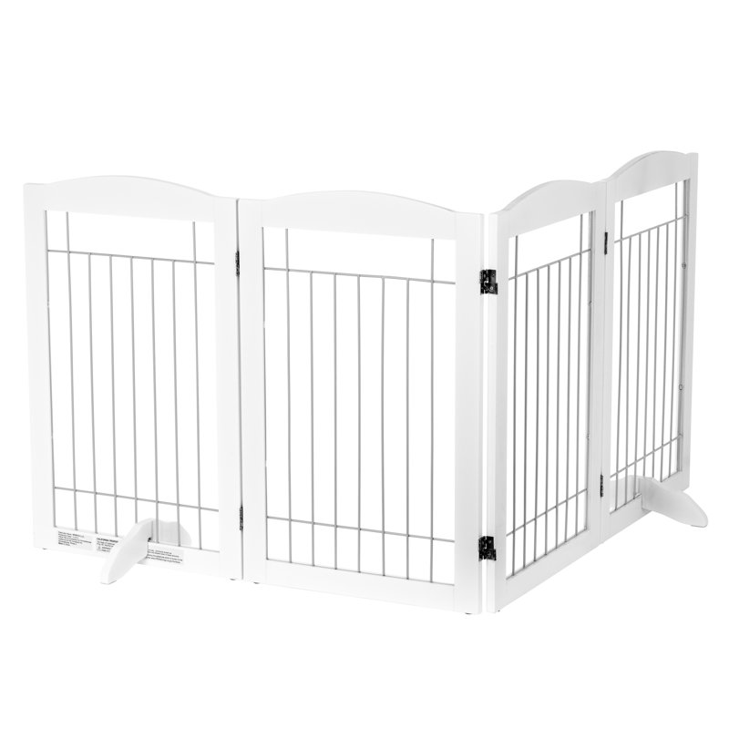 Barrière pour animaux Racine, Blanc