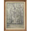 Automne, automne, feuilles, forêt classique, croquis, arbre, rustique, illustrations, campagne française-102453966