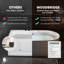 72'' x 35.38'' Freestanding Acrylic Bathtub-95097447