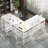Toria 55'' L-Shaped Desk with Storage, Power Outlets and LED Strip-2046331507
