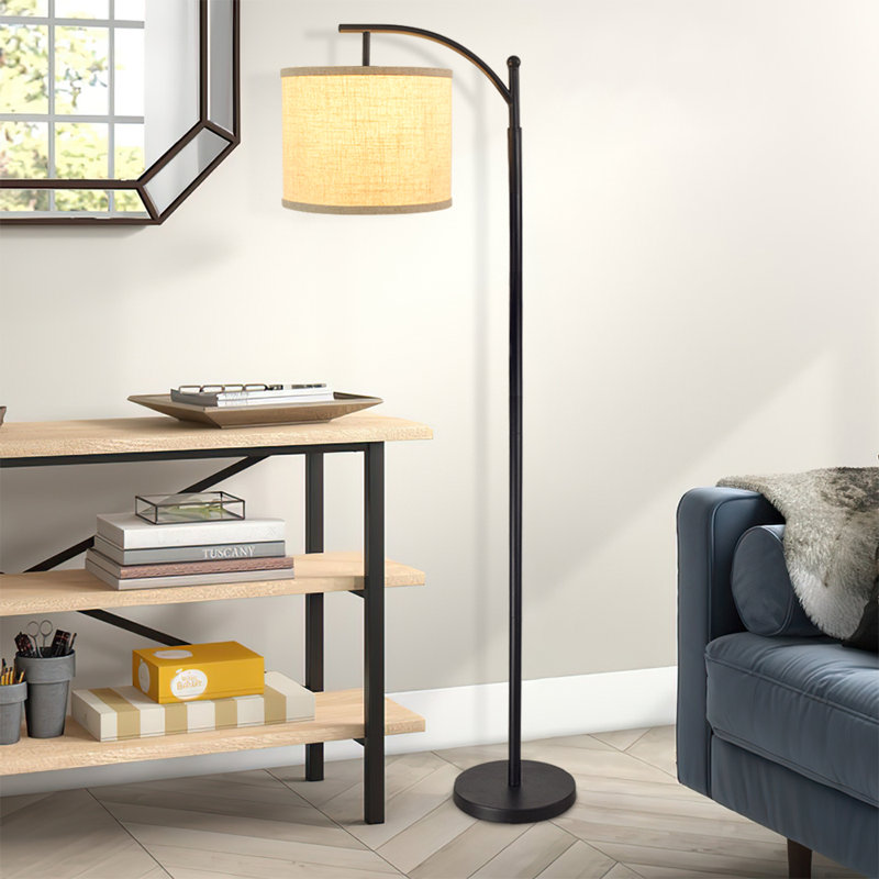 Lampe sur pied arquée 60 po Rhena