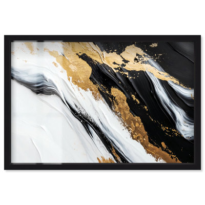 «Dynamic Fracture I Shadowbox Print» par Art Remedy, cadre noir, 15 x 10