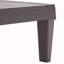 Ensemble de chaises longues d'extérieur 2 pièces avec dossier réglable (ensemble de 2) pour terrasse, bord de piscine ou plage, brun foncé