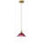 1-Purple red dimmable glass pendant light