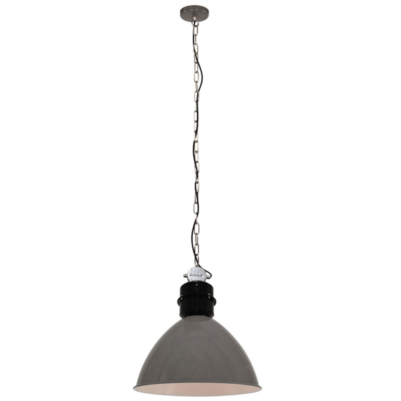 Ashlyn 1 - Light Dome Pendant, Grey/Brown/Blue