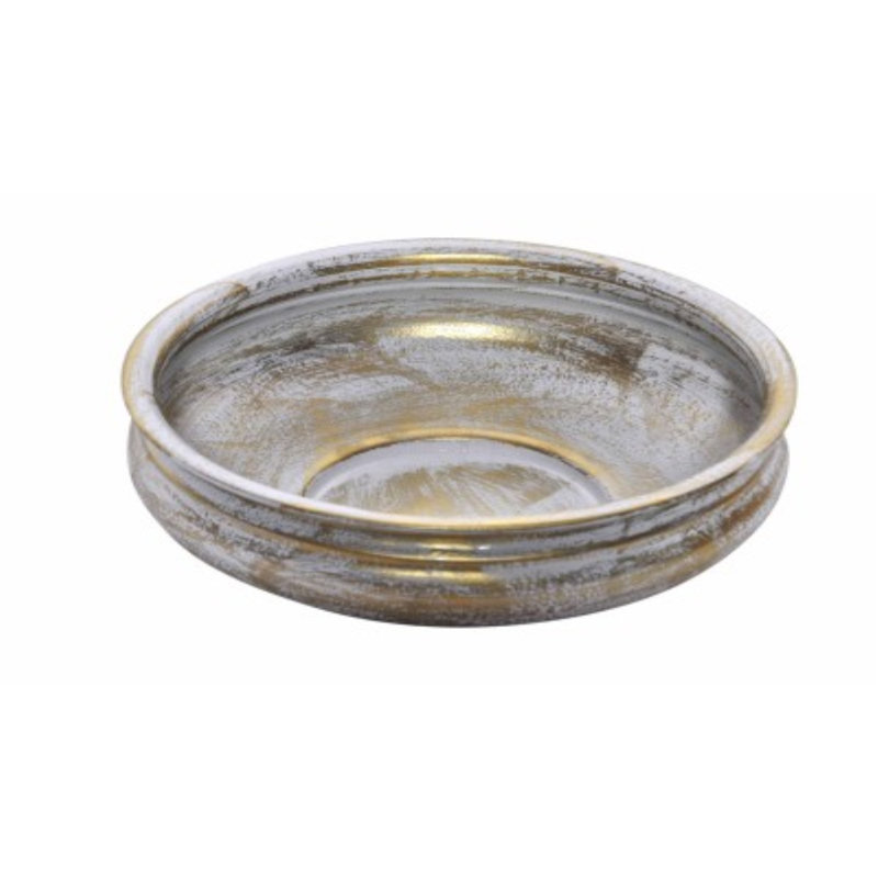 Bol décoratif en aluminium, Argent