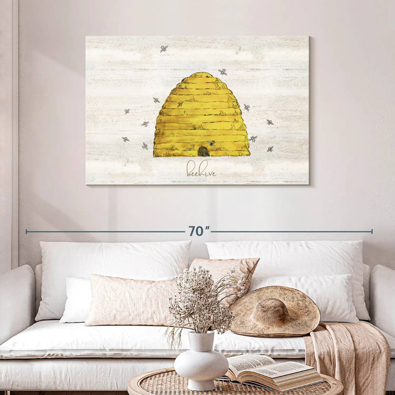 Brampt Bee's Life I - Beehive, 30" H x 45" W