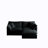 2 Seater Sofa with Ottoman