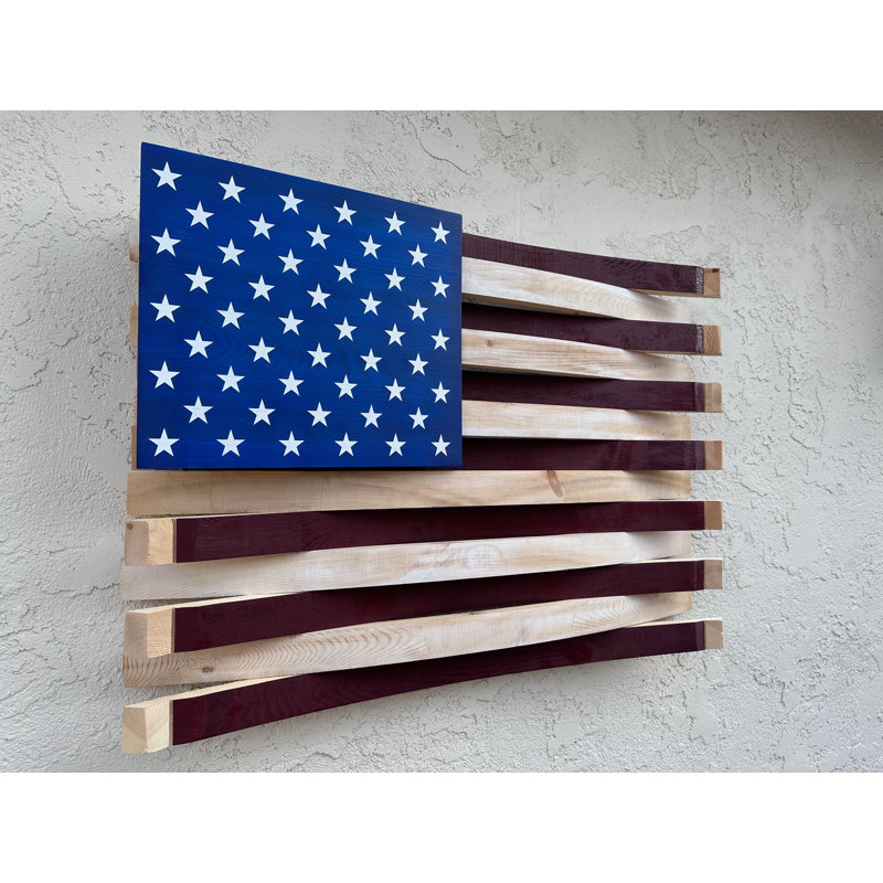 Drapeau américain du baril de vin, Rouge