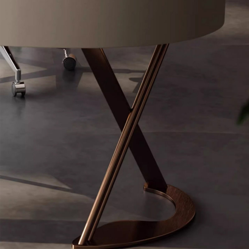 Bureau incurvé de luxe, H 29,53 po x l 55,12 po x P 20,47 po