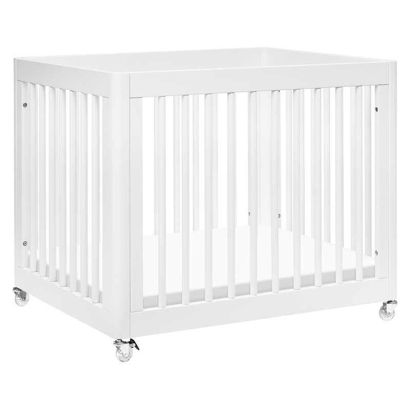 Yuzu 8-In-1 Convertible Crib With All-Stages Conversion Kits, White