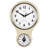 Kitchen Time Retro Wall Clock with Timer Cream