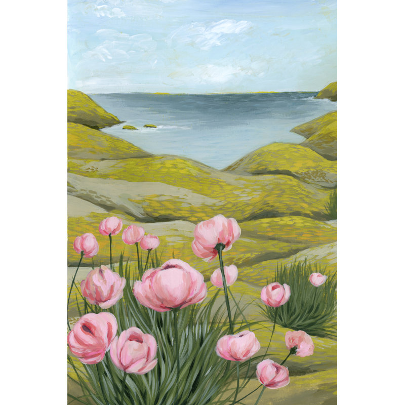 Cliffside II by Grace Popp - Painting, 76 cm H x 51 cm W, Wrapped Canvas