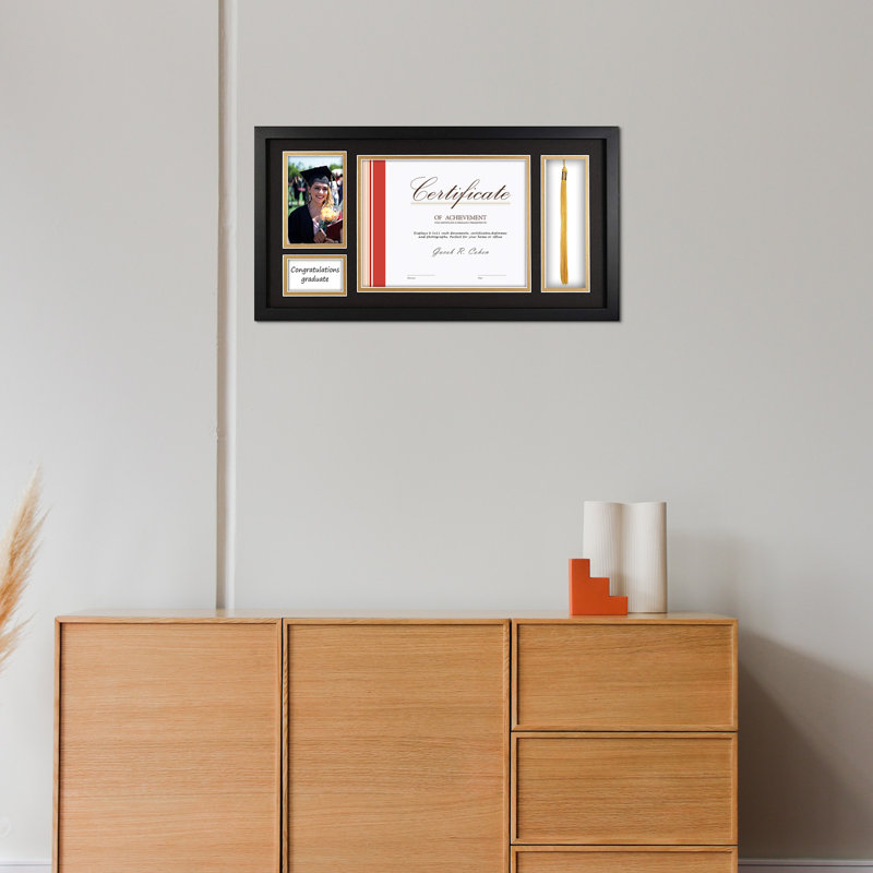 Matte Wood Document Picture Frames