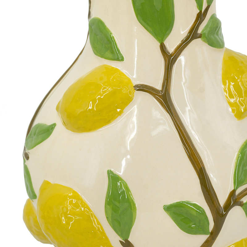 9X9x13.5" Lemon Vase