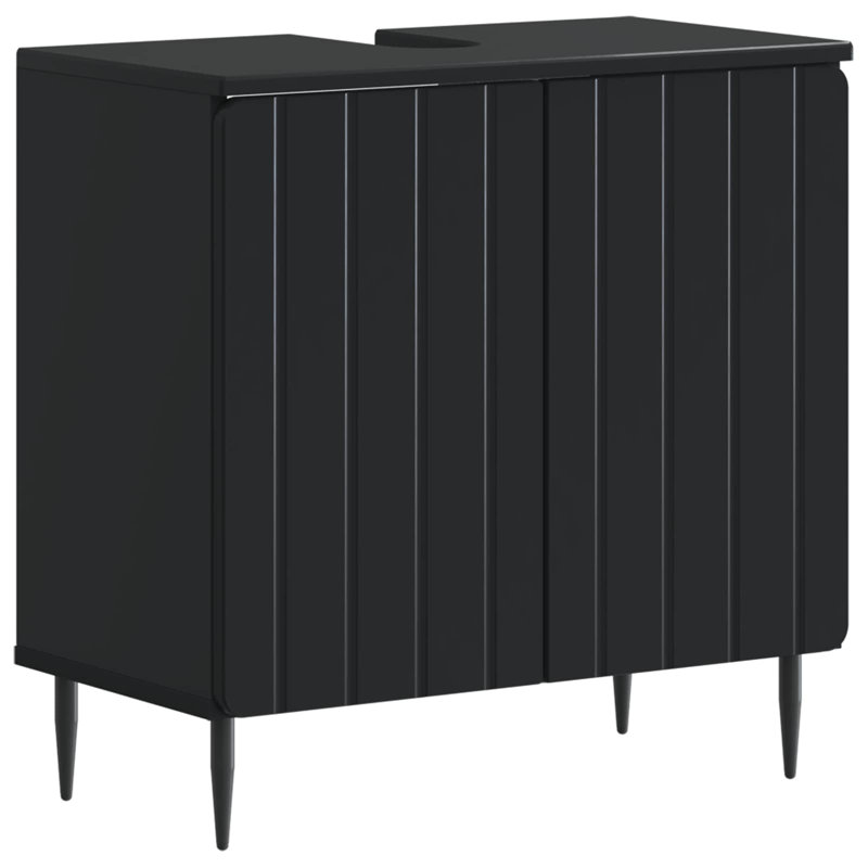 Under Sink Cabinet, Black