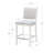 Nahumveer Solid Wood Upholstered Counter Stool