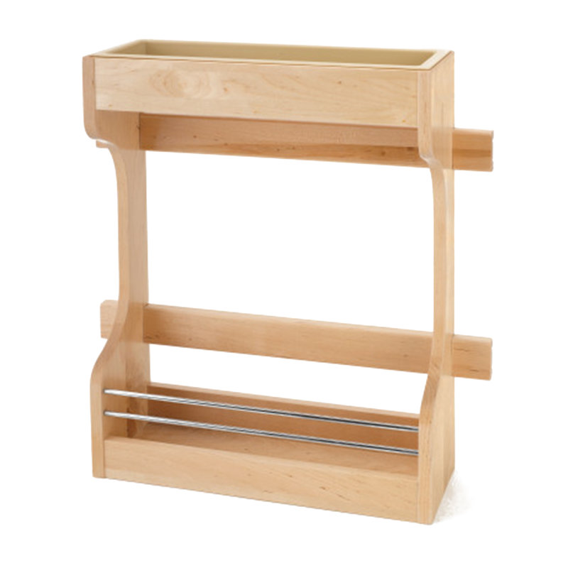 Rev-A-Shelf Door Mount Sink Base Cabinet Storage Organizer, Wood , 16.5" W