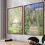 «Vintage Landscape LVI», impression giclée sur cadre - ensemble de 2-1220938344-1220938347