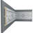 Endurathane Amber Chair Rail, 4 5/8"H x 3/4"P x 94 1/2"L, (8"Repeat), Factory Primed