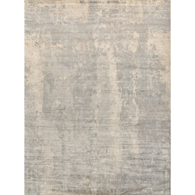 Koda Handmade Synthetic Silver/Blue/Brown Area Rug