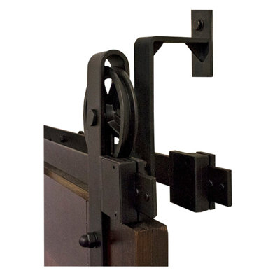 Double Bypass Barn Door Hardware Kit (Door Not Included)