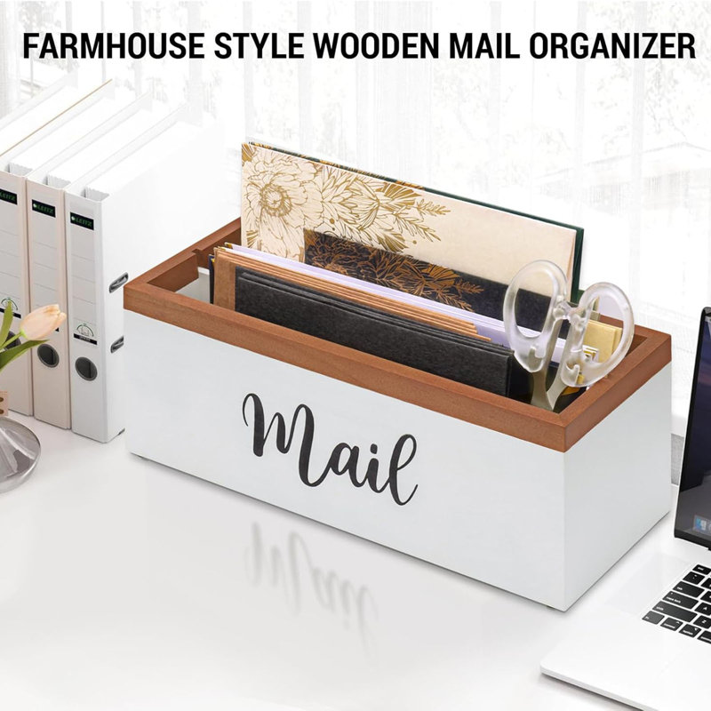 Organisateur de courrier Rustic Farmhouse