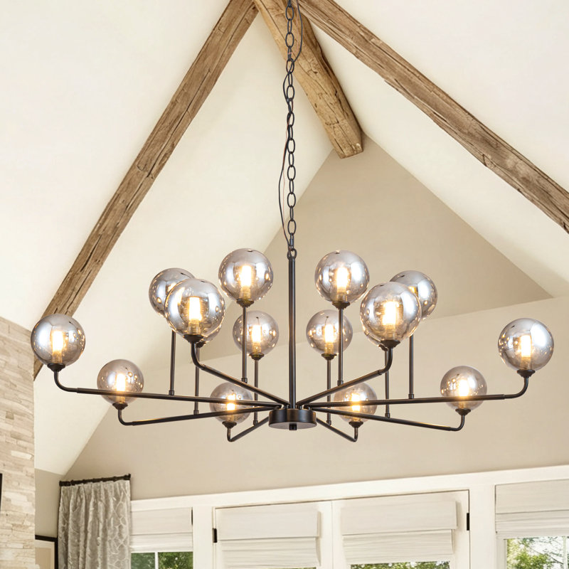 Konstantina 16 - Light Dimmable Sputnik Modern Linear Chandelier