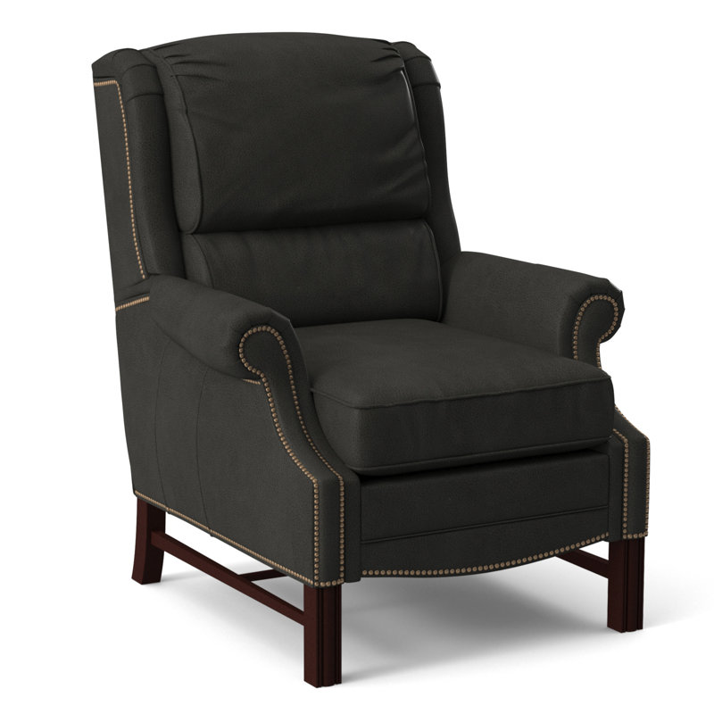 Alta Recliner, #9 Natural, Rio Mineral Genuine Leather, Mahogany