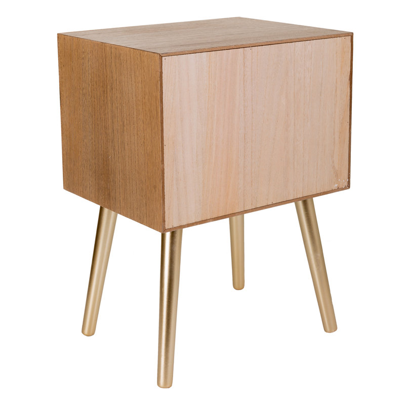 Bosserman 44.5 cm W Bedside Table