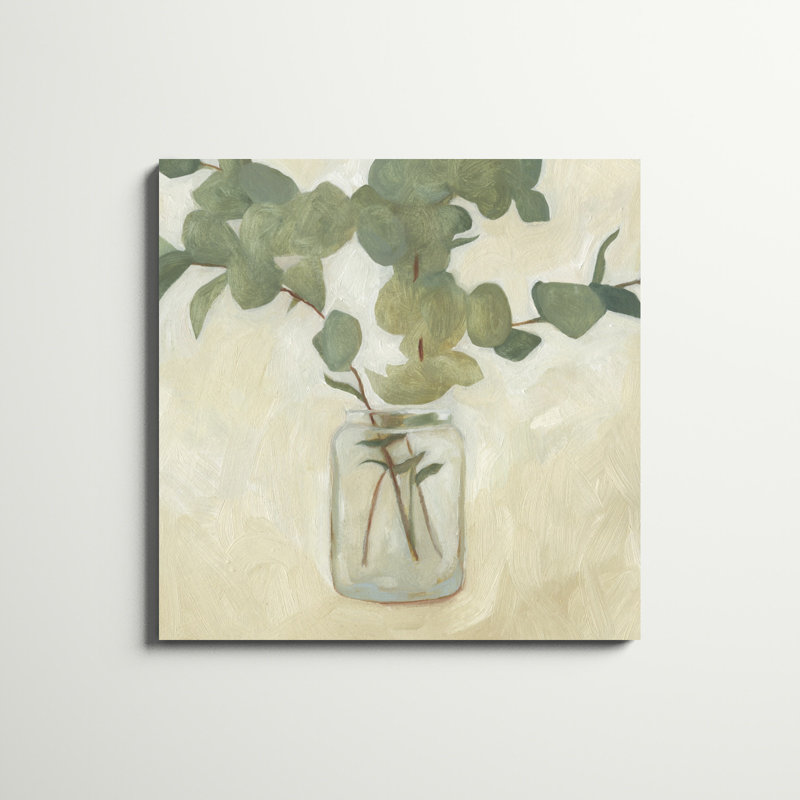 «Greenery Still Life II» par Emma Scarvey, reproduction d'art sur toile, H 36 po x l 36 po, Toile tendue