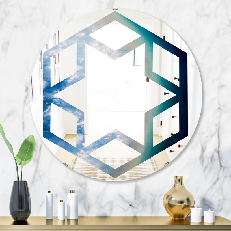 Miroir mural Agate, 23,6 po x 23,6 po
