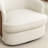 Wooden Vegan Leather Upholstered  Armchairs  Swivel Barrel Chairs (Set Of 2)-114509157