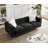 83" Velvet Sofa Couch, 3-Person Cushion Seat, Square Arm Sofa with 2 Pillows-112510932