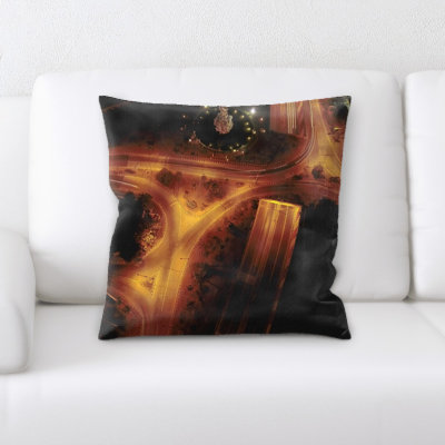 Microsuede Reversible Throw Pillow
