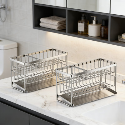 2-Tier Kitchen Sink Caddy Organzier Rack