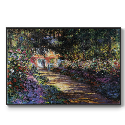 " Pathway In Monet'S Garden At Giverny, 1901 " by Claude Monet