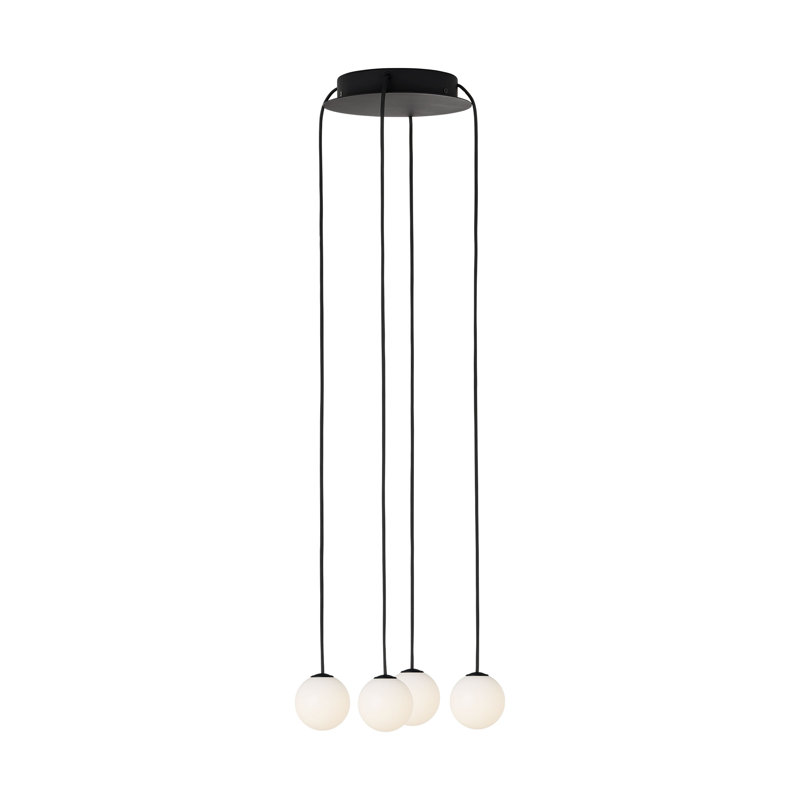 Orbet LED Chandelier, Nightshade Black