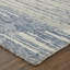 Brighton Hand Knotted Abstract Area Rug in Blue/Ivory-1369001317
