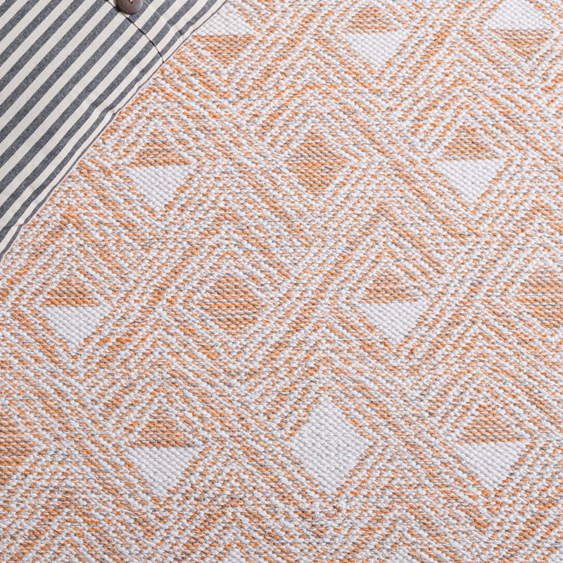 Aila Hand Woven Performance Geometric Rug, Rectangle 3' x 5'