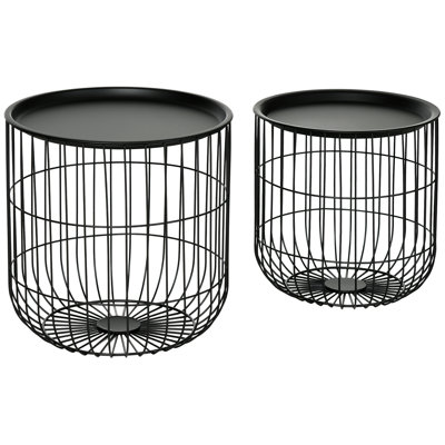 Round EndTable Set of 2 by Alcott Hill