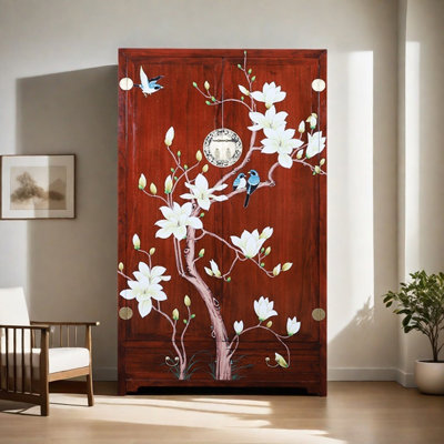 Chinese style retro country style bedroom wardrobe by Parttlion