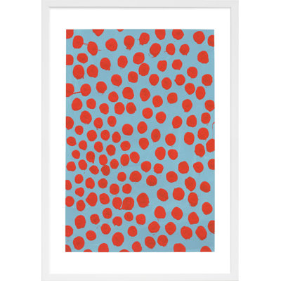 Orient Red On Blue Gray by Michela Sorrentino