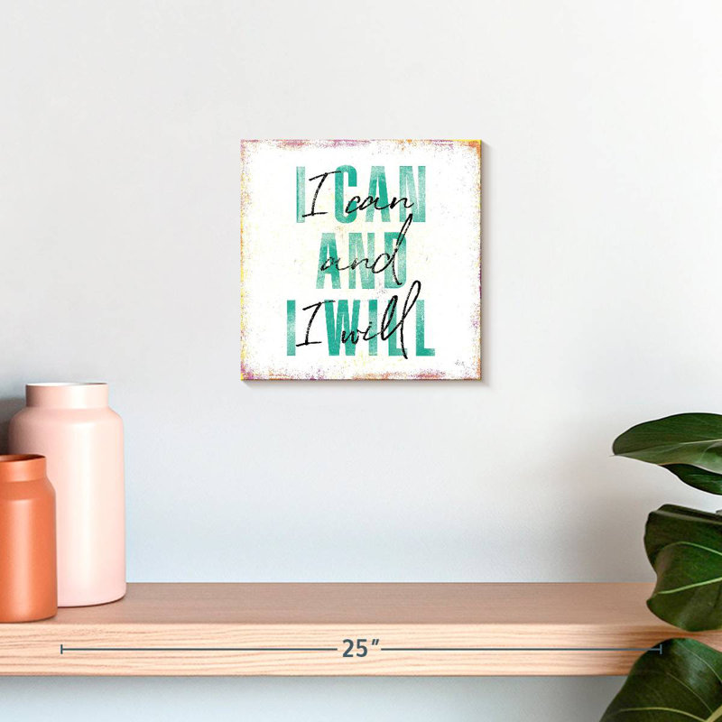Tergel I Can And I Will, H 10 po x l 10 po