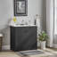 Meuble-lavabo 36 po en chêne noir-702953032