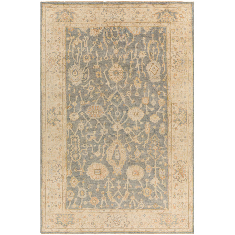 Daucourt Wool Oriental Area Rug