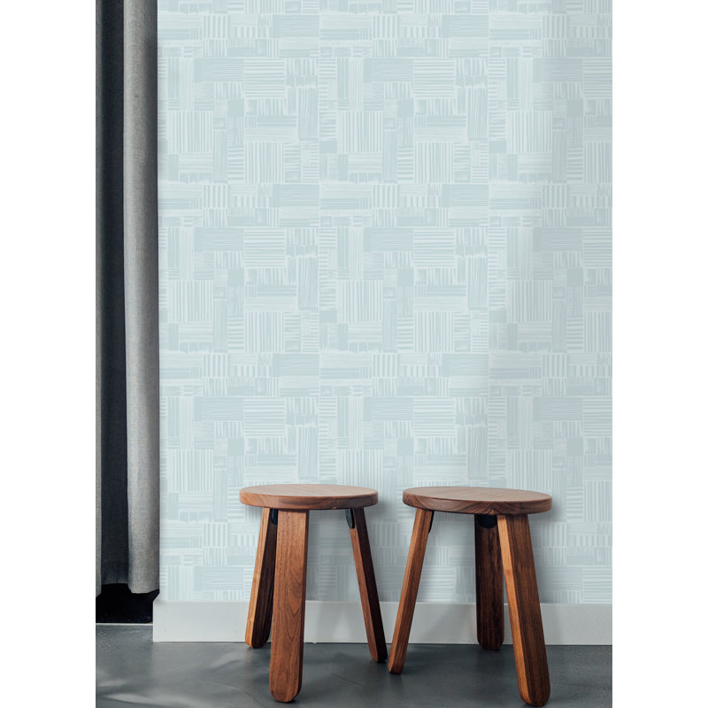 Yuki Osada Geometric Wallpaper Double Roll, Light Tan