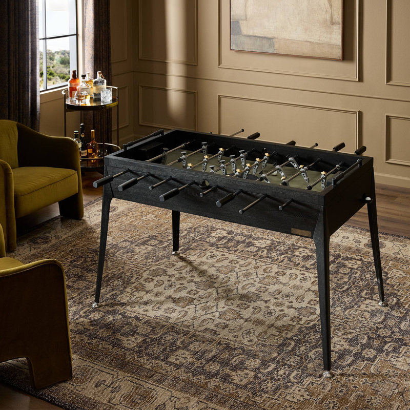 Foosball Table-Smoked Oak, Ebonized Oak